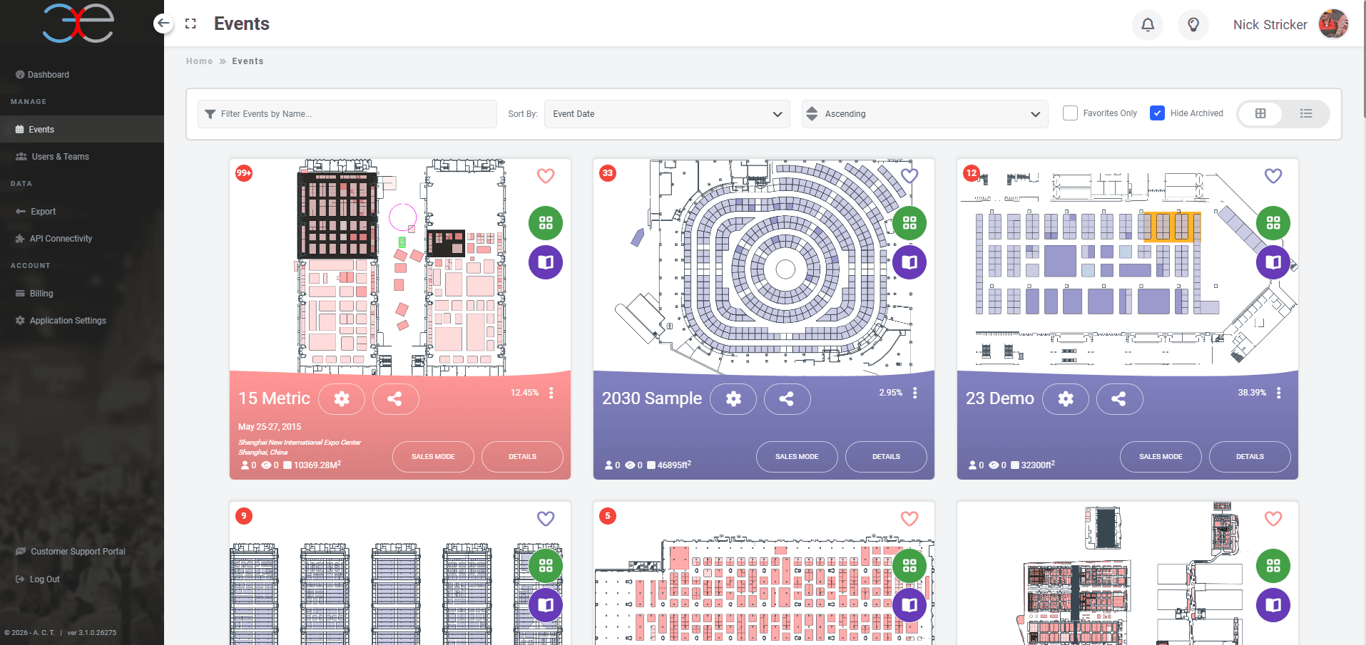 Enterprise Tradeshow Platform & Real-Time Dashboard screenshot
