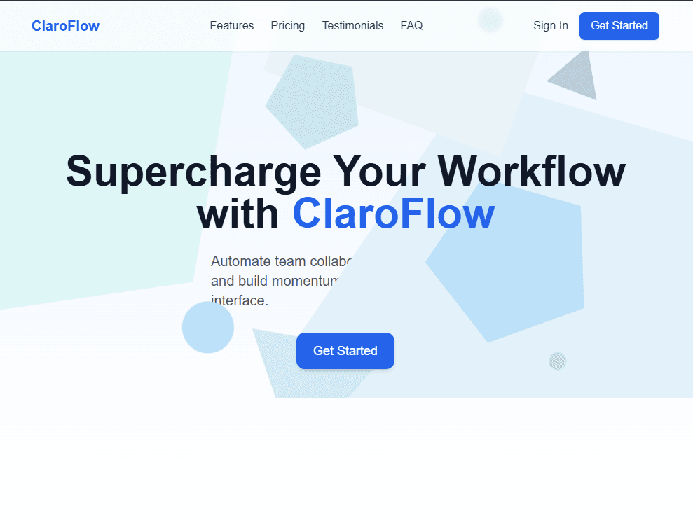 Claro Flow screenshot