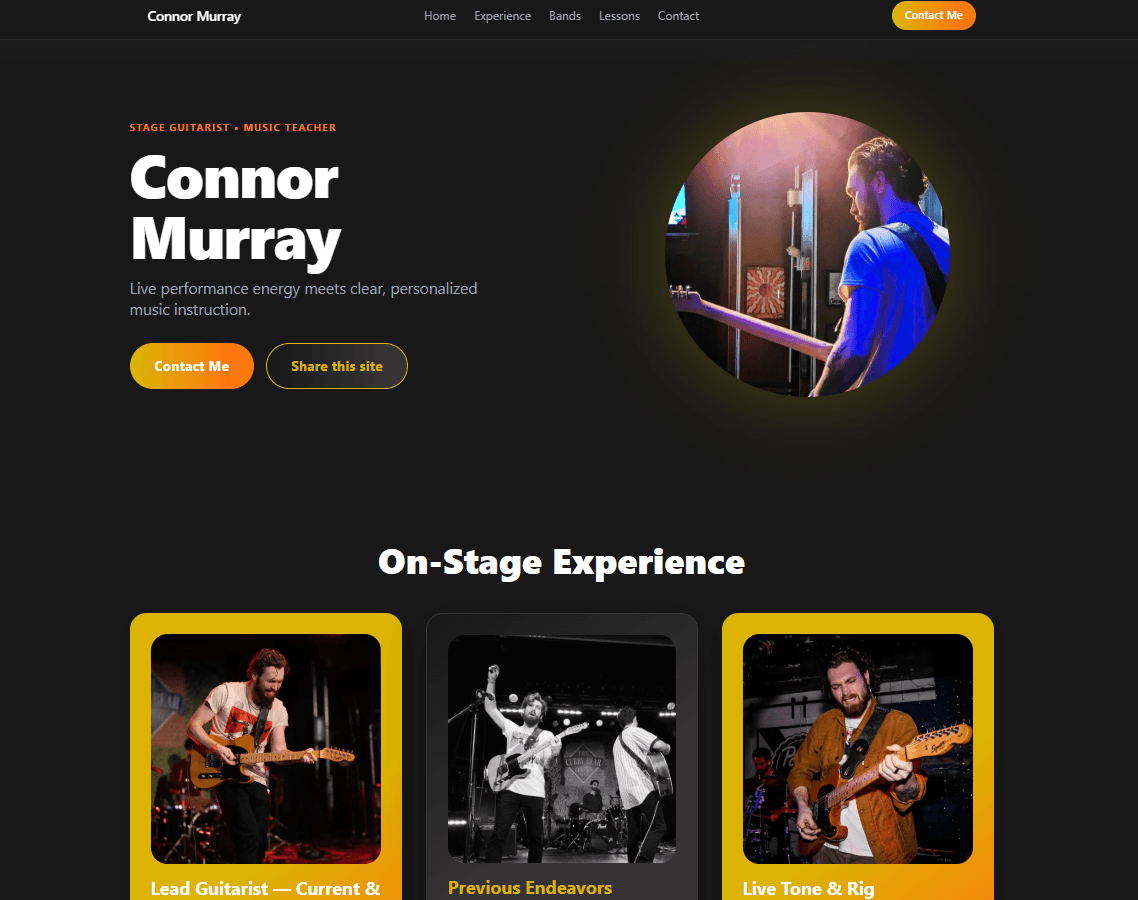 Connor Murray Music screenshot